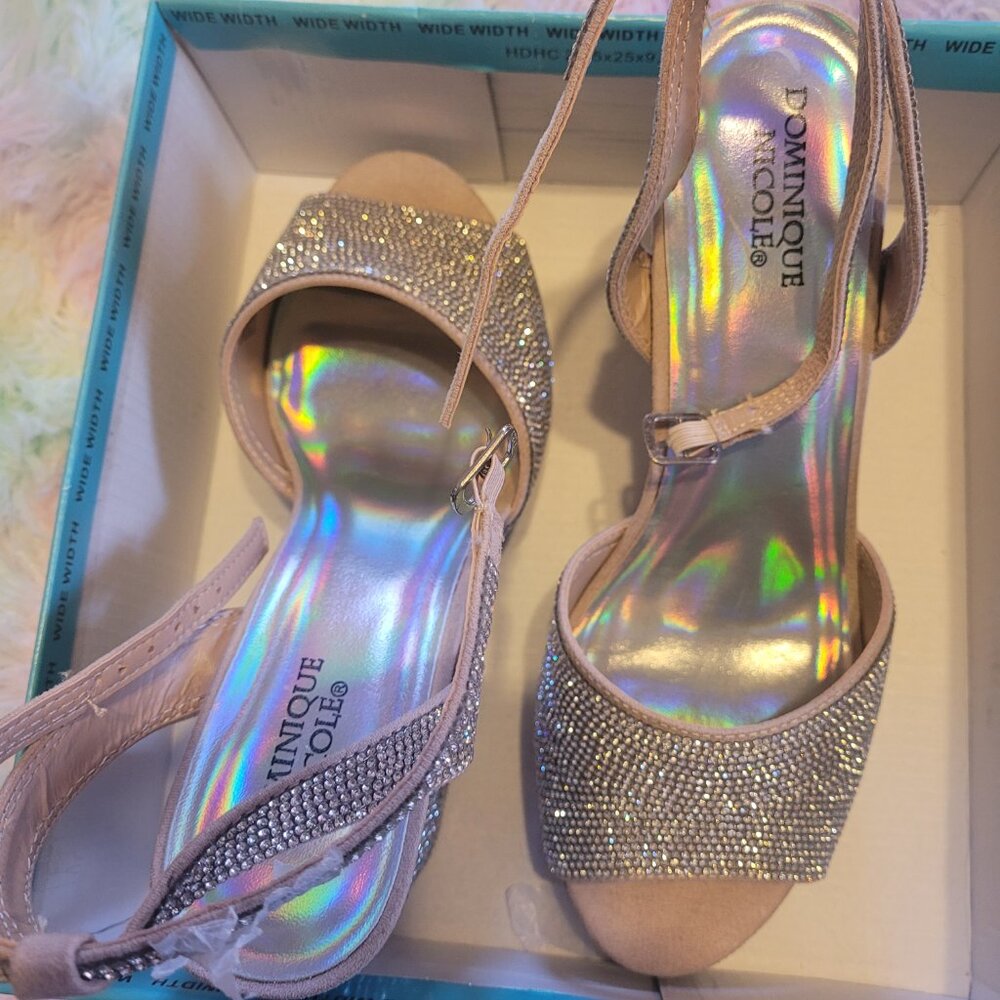 Rhinestone Platform Heels - Picture 2 of 3